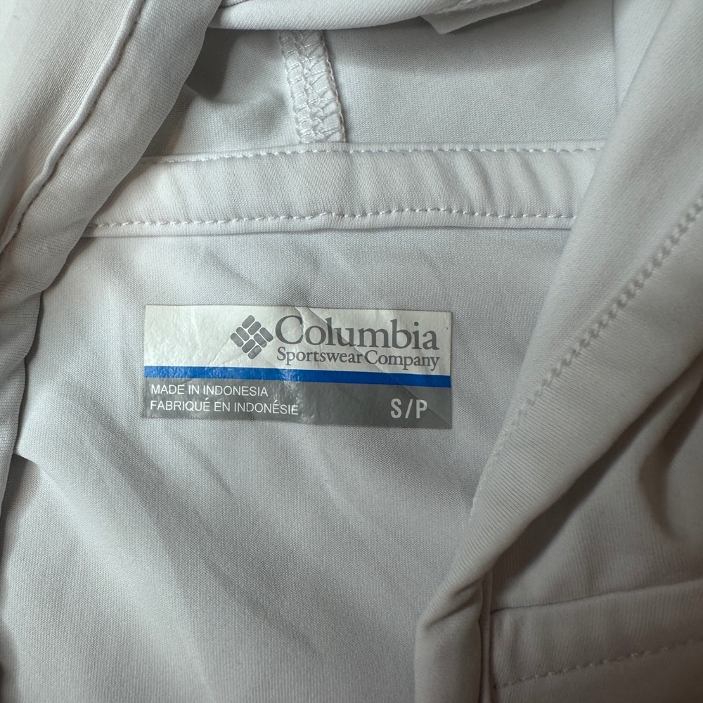 Columbia Hoodie Womens S White Pullover Long Sleeve Split V-Neck Activewear 1889 - Picture 3 of 8
